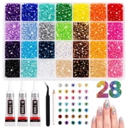 Bedazzler Kit with Rhinestones, 34000 Jelly Gems, 3mm Multicolor Crystal, 3 B7000 Glue for Diamond Art, Nail Art & Crafts