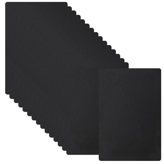 28Pcs Poker Size Cut Cards Plastic Casino Bridge Cutting Card Smooth Matte Black Quality Standard Playing Card Decks