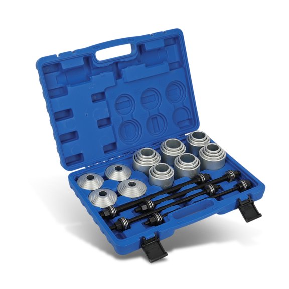 28Pcs Press Pull Sleeve Kit Fit for The Removal and Installation of Bushes/Bearings and Seals Etc Silver