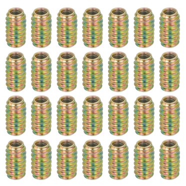 180 Piece Threaded Inserts Kit - 1/4-20 & 5/16-18 Nuts For Wood Furniture Assembly