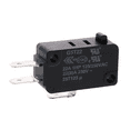 thumbnail image 1 of 28QBP0491, Microwave Universal Door Switch, 3 Wire, 3/16" Male Terminals, 21 Amp, 1 of 4