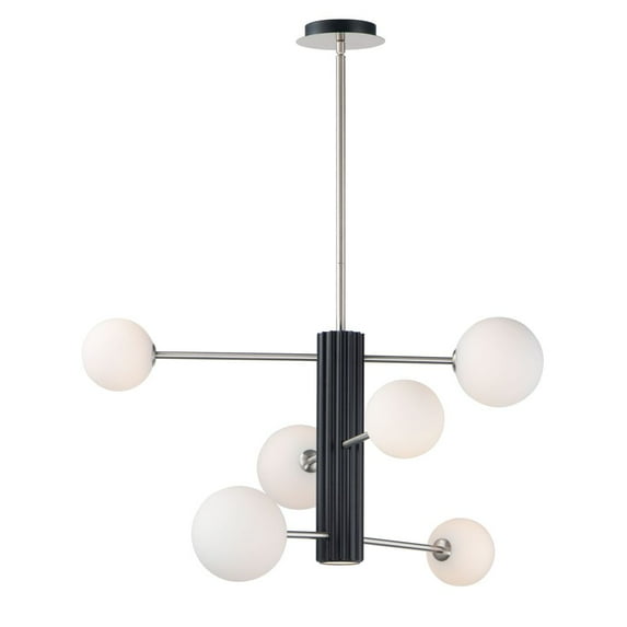 ET2 Lighting - Cog-28W 7 LED Chandelier-30 Inches wide by 16 inches high