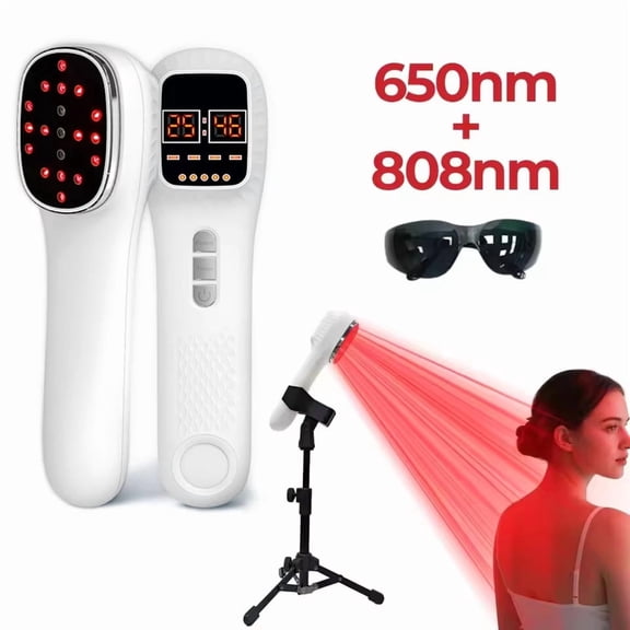 28W Red & NIR Light Wellness Device 650nm & 808nm Dual Wavelength Portable Tool Home use