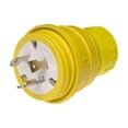 28W48 Watertite Wet Location Locking Blade Plug Yellow Electrical