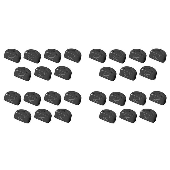 28X Guitar String E Chord Tie for Stringed Instruments Acoustic Guitar Parts Accessories,Black