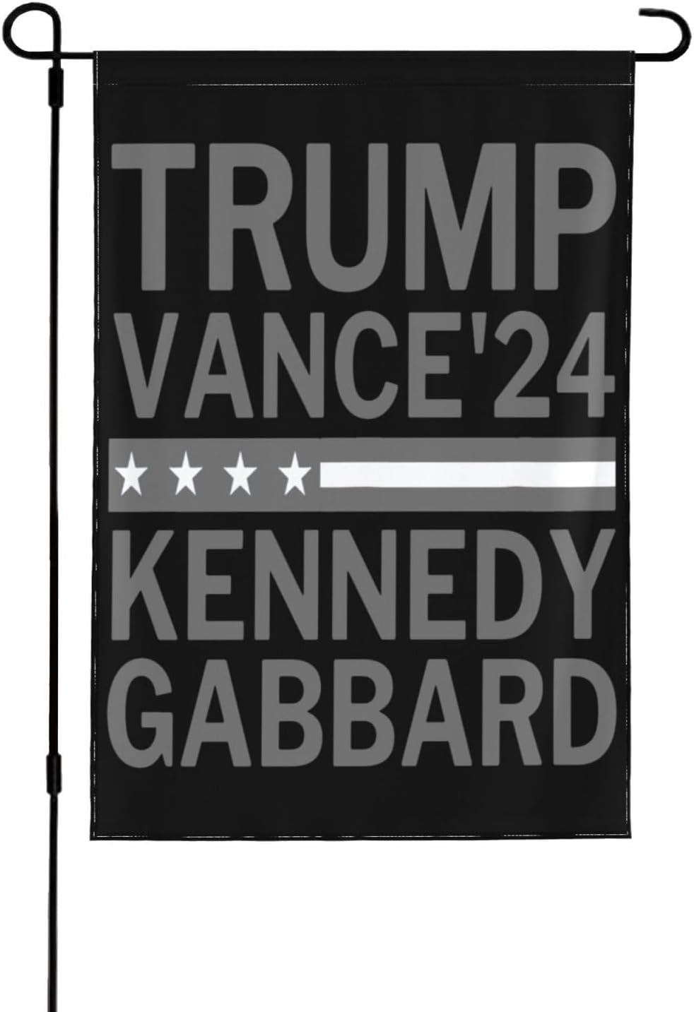 28X40 DoubleSided, Trump Vance Kennedy Gabbard 2024 Garden Flag Dark
