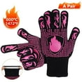 thumbnail image 1 of YEERSWAG Heat Resistant BBQ Gloves 1472°F, Non-Slip Grilling Oven Mitts for Men & Women, 1 of 8