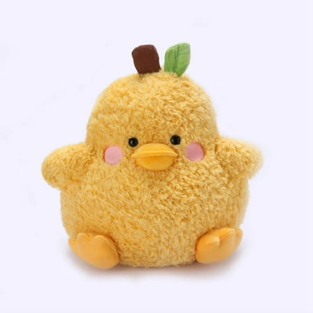 28cm Cute Duck Plush Toy -Green & Yellow Styles, Mengbao Plush Material, PP Cotton Filling for Kids & Gifts