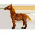 thumbnail image 1 of 28cm  Simulation Horse Stuffed Animal Plush Dolls High Quality Realistic Image Classic Personal Toy For Birthday Gift, 1 of 9