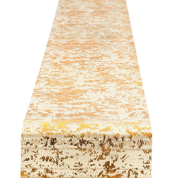 28cmx10m Gold Table Runner Table Runner with Coating Gold Tablecloth Tabletop Decorative Fabric