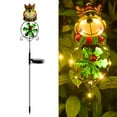 28in Outdoor Christmas Lights, ZROBM C9 LED Solar Christmas Lights near