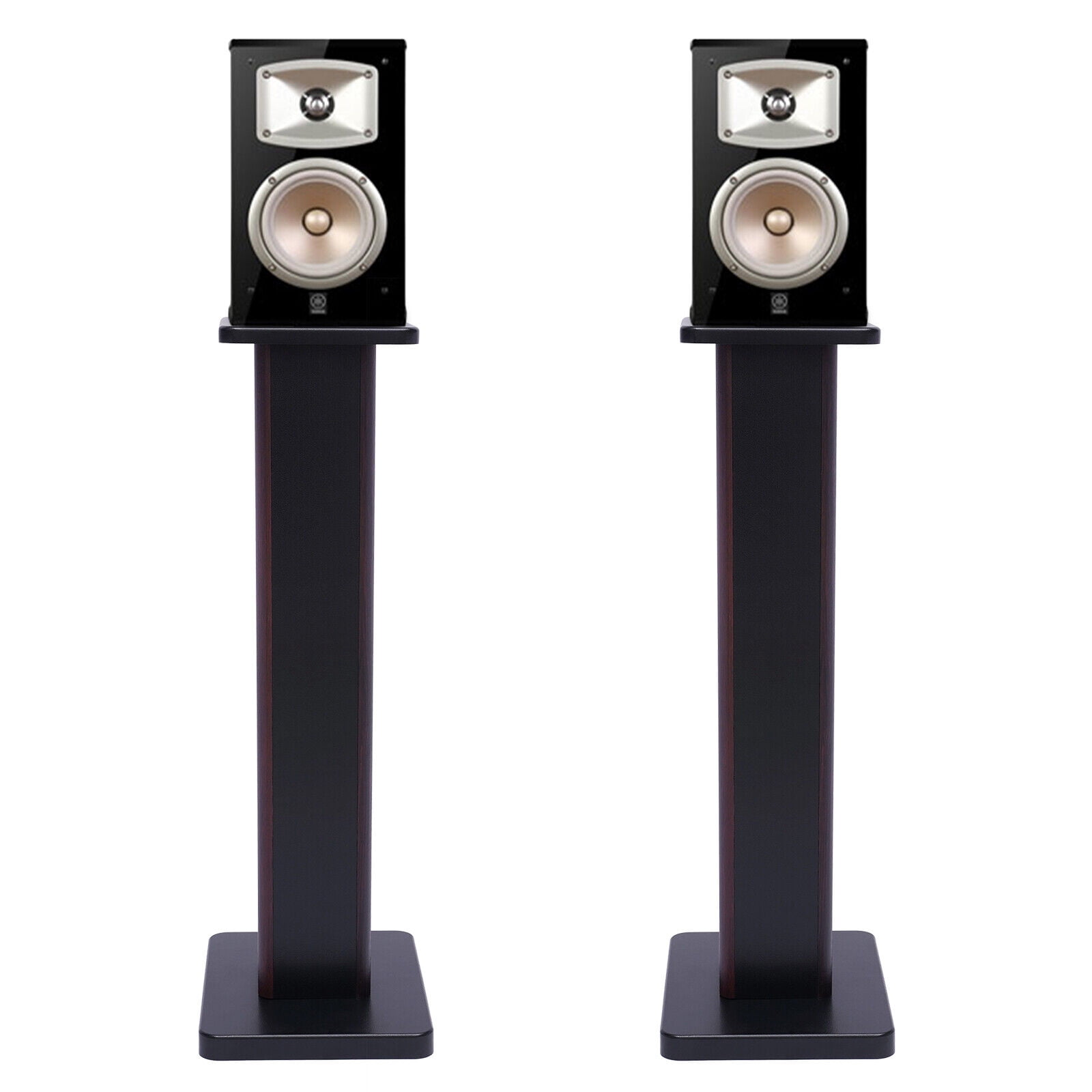 28inch 1 Pair Height Bookshelf Speaker Stands Surround Sound Home ...