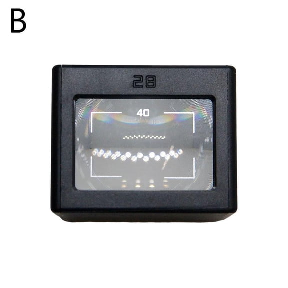 28mm Adjustable Angle Viewfinder for 35mm and 50mm Framing with Mirror Image Correction