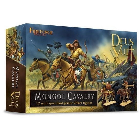 28mm Deus Vult Mongol Cavalry (12 Mtd)