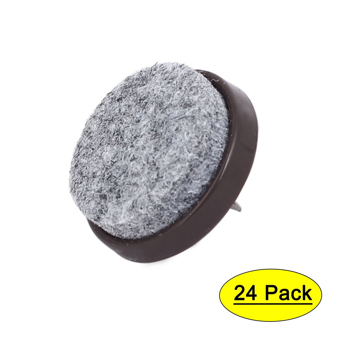 28mm Dia Nailon AntiSliding Glide Felt Pad 24pcs for Wooden Furniture