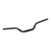 28mm Motorcycle Handlebar 680mm in Length, Aluminum Bar for Dirt Bike Pit Bike ATV Motocross Off-Road Mini Bike Electric Scooter E-Bike, 1-1/8" Center Clamp with 7/8" Grip Ends,   Black