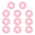 thumbnail image 1 of 28mm Plastic Book Binding Discs, 11 Pack Discbound Expansion Discs Heart Binder Rings for DIY Notebook Planner, Pink, 1 of 6