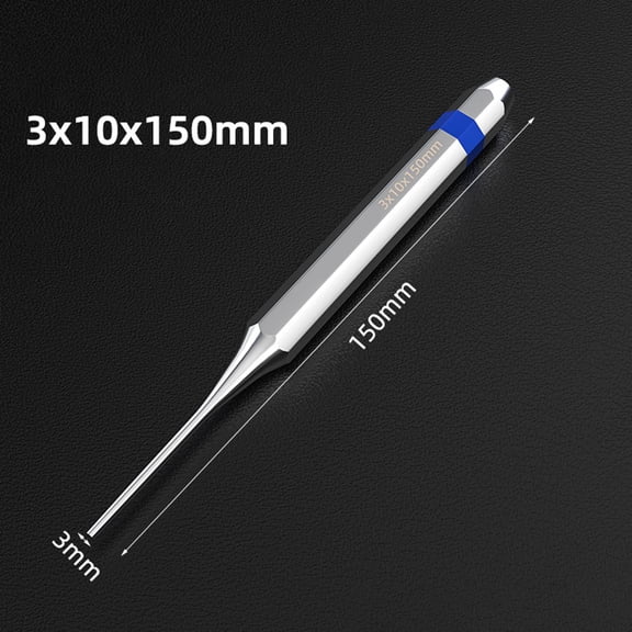 28mm Roll Pin Punch Tool with Heat Treated Alloy Steel for Watch Repair, Factory , and Precise Industrial Punch Applications (3mm)