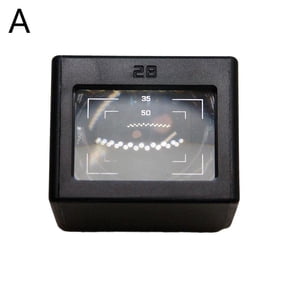 28mm Waist Level Viewfinder Retropia Optical Viewfinder with 35/50 Frame Lines, Shoe Foot Position-Adjustable for Precise Framing, Universal Cold/Hot Shoe Compatibility