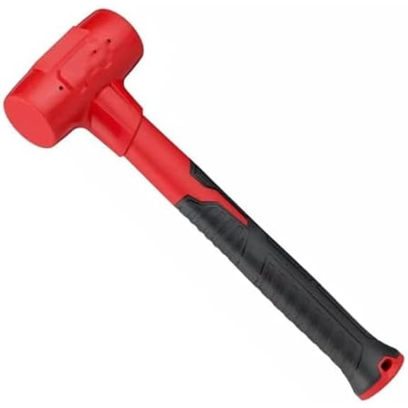28oz Dead Blow Hammer Non-Marring Poly Head with Steel Core Anti-Rebound Design & Textured Grip Suitable For Mewaukee 48-22-9150 for Automotive, Assembly & Workshop Use