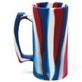thumbnail image 1 of 28oz Silicone Beer Stein, The Patriot (Red, White, Blue), 1 of 6