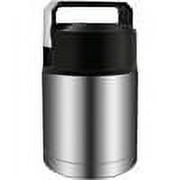 28oz Soup Thermos, Stainless Steel Thermos for Hot Food, Wide Mouth Food Thermos Jar, Insulated Lunch Container Leak Proof Vacuum Thermal Flask silver