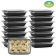 thumbnail image 1 of 28oz Square Disposable Food Containers - 50 Pack, 1 of 7