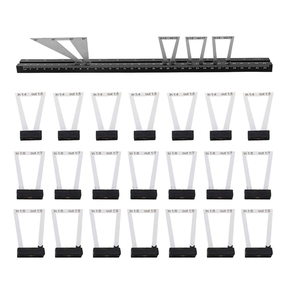 28pc Adjustable Dovetail Marker Tool Supporting Multiple Uses in For Carpentry