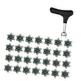 thumbnail image 1 of 28pcs Golfs Cleats Plastic Spikes Nonslip Grip Fastly Twist Shoe Spikes Replacement Golfs Trainings Aid, 1 of 9