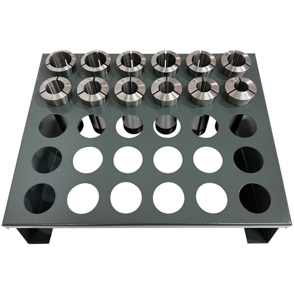 28pcs Metric 5C Precision Round Collet Set Grinding&Milling Machine Spring Cylinder Clamp