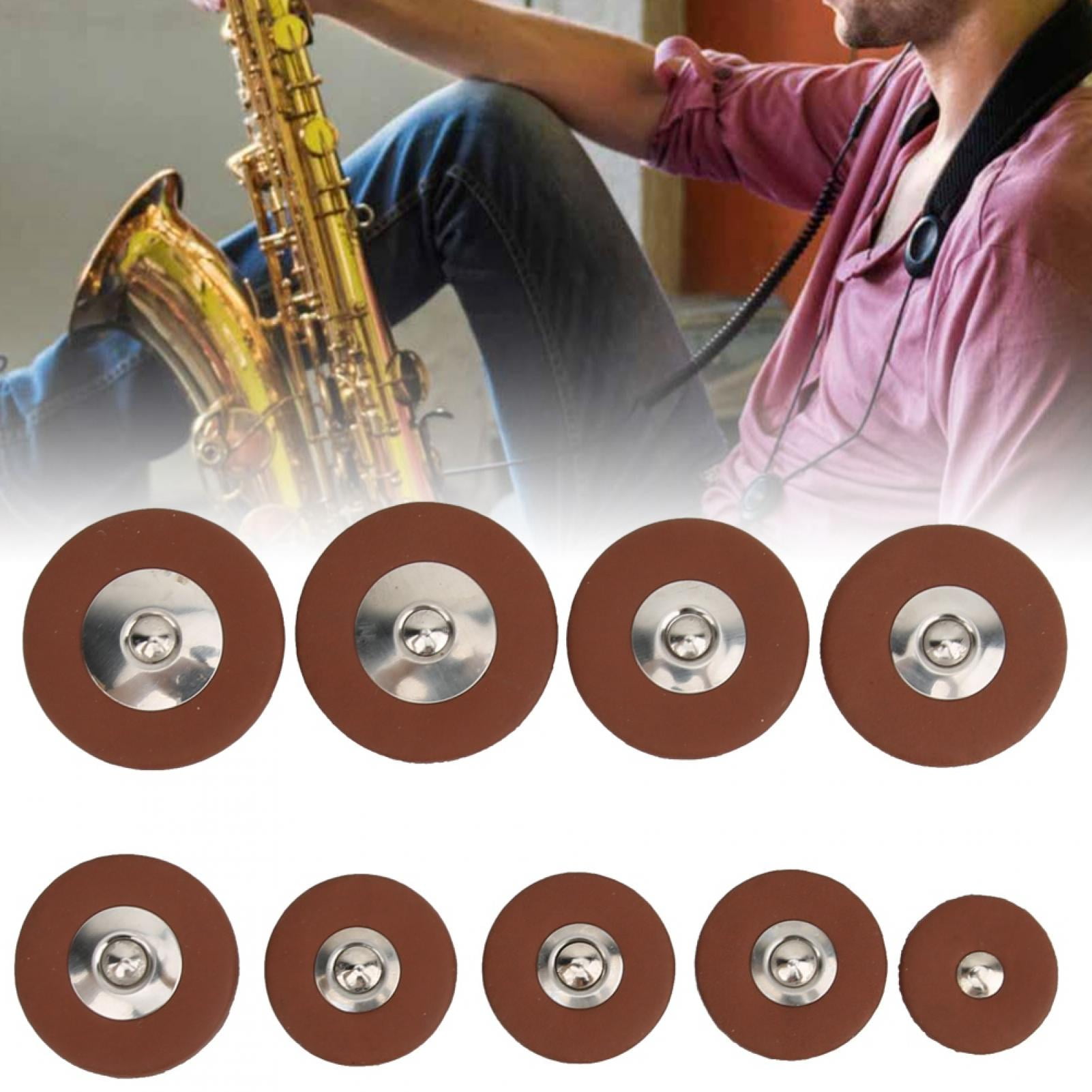28pcs Multi Size Sax Leather Pads Replacement Set for Soprano Saxophone