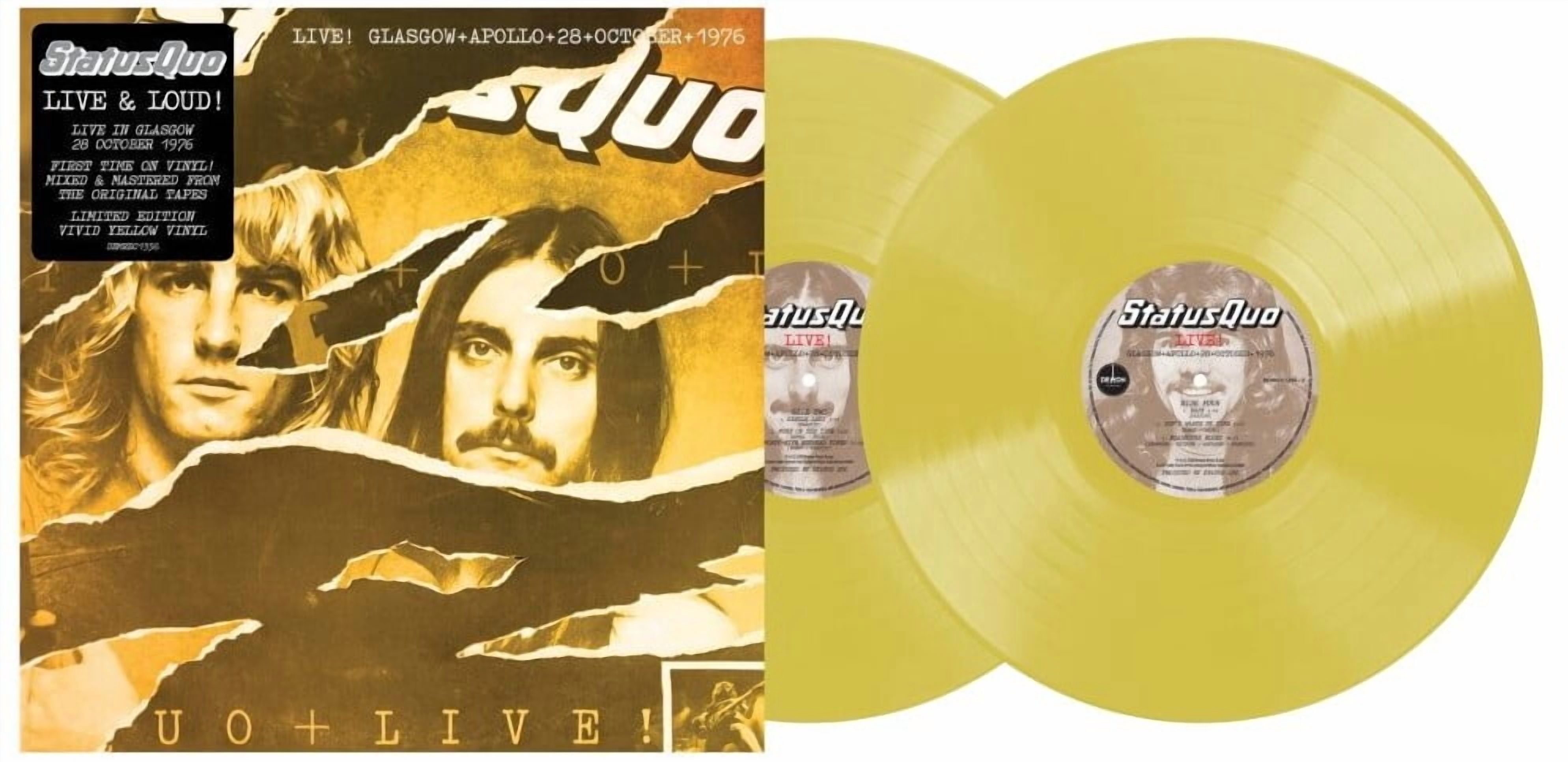 Status Quo - 28th October 1976 Live - 140-Gram Yellow Colored Vinyl - Music & Performance