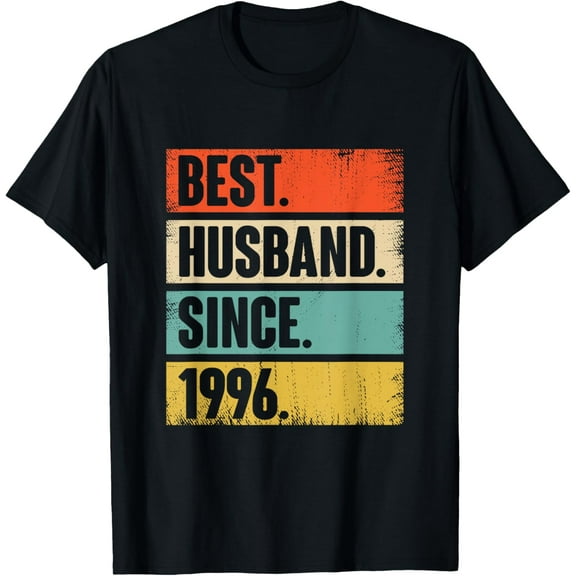 28th Year Wedding Anniversary Epic Best Husband Since 1996 T-Shirt mens t shirt，black，women，funny，misfits，men，journey