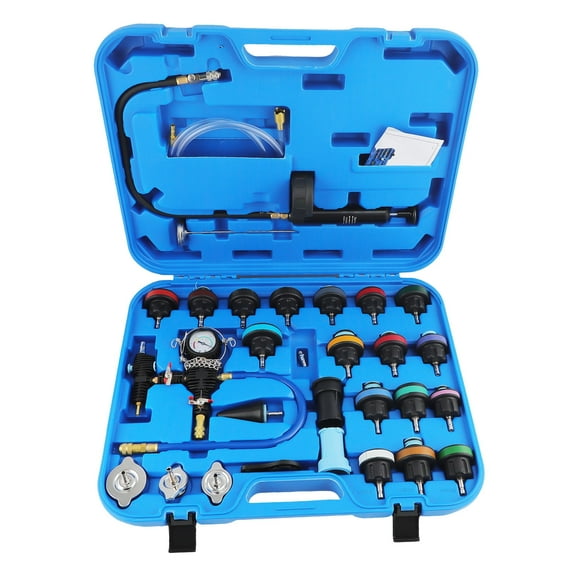 28x Universal Vacuum Radiator Coolling Pressure Pump Tester Adapters Kits