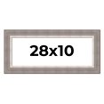 thumbnail image 1 of 28x10 Frame Grey Real Wood Picture Frame Width 2.75 Inches | Interior Frame Depth 0.5 Inches |, 1 of 8