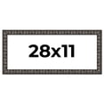 thumbnail image 1 of 28x11 Frame Black-Brown Medieval Solid Wood Picture Frame | 1.5 Inch Moulding Width | Gotham, 1 of 8