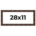 thumbnail image 1 of 28x11 Frame Brown Burl Real Wood Picture Frame Width 1.625 Inches | Interior Frame Depth 0.5 Inches, 1 of 8