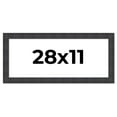 thumbnail image 1 of 28x11 Frame Brown Rustic Solid Wood Picture Frame 1.5 Inches Wide | Interior Frame Depth 0.5 Inches, 1 of 8