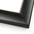 thumbnail image 1 of 28x12 Frame Black Real Wood Picture Frame Width 2 inches | Interior Frame Depth 0.5 inches | Beaded, 1 of 8
