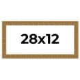 thumbnail image 1 of 28x12 Frame Black and Gold Distressed Solid Wood Sonoma Picture Frame | 1.625 Inch Moulding Width |, 1 of 8