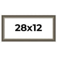 thumbnail image 1 of 28x12 Frame Brown Solid Wood Picture Frame | 1.75 Inch Moulding Width | Austin Frame Complete with, 1 of 8