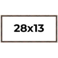 thumbnail image 1 of 28x13 Frame Brown Bamboo with Dark Coffee/Walnut Finish | Solid Wood Picture Frame Width 0.75, 1 of 8