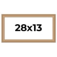 thumbnail image 1 of 28x13 Frame Charleston Honey Brown Solid Wood Picture Frame Width 1.75 Inches | Interior Depth 0.5, 1 of 8