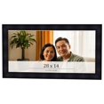 thumbnail image 1 of 28x14 Frame Black Passaggi Solid Wood Picture Frame Width 1.5 Inches | Interior Depth 0.5 Inches |, 1 of 8