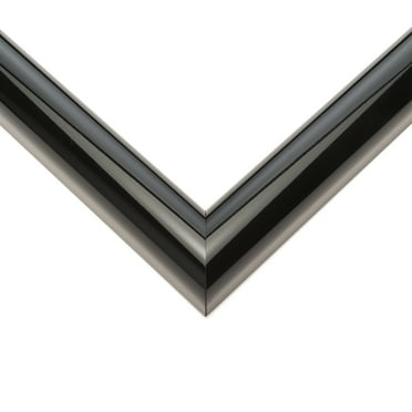 28x14 Frame Black Real Wood Picture Frame Width 1.25 inches | Interior Frame Depth 0.5 inches |