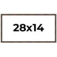 thumbnail image 1 of 28x14 Frame Brown Bamboo with Dark Coffee/Walnut Finish | Solid Wood Picture Frame Width 0.75, 1 of 8
