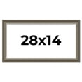 thumbnail image 1 of 28x14 Frame Brown Solid Wood Picture Frame | 1.75 Inch Moulding Width | Austin Frame Complete with, 1 of 8