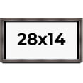 thumbnail image 1 of 28x14 Shadow Box Frame Brown Cherry | 2.625 Inches Deep Pine Wood Traditional Shadowbox Display, 1 of 8