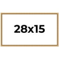 thumbnail image 1 of 28x15 Frame Beaded Gold Solid Wood Picture Frame | 0.75 Inches Moulding Width | Liscio Oro, 1 of 8