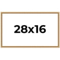 thumbnail image 1 of 28x16 Frame Beaded Gold Solid Wood Picture Frame | 0.75 Inches Moulding Width | Liscio Oro, 1 of 8